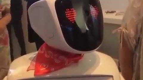 Watch the intelligent Promobot which responed the people answered