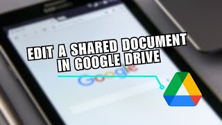 ❤️ How to edit a shared document in Google Drive | English