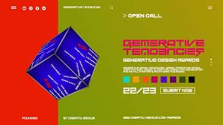 Generative Tendencies : Generative Design Awards by Creativ Medium