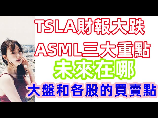 TSLA為要走出困境的四大催化劑?ASML要注意三大重點?大盤買點在哪?EP121【美股分析】