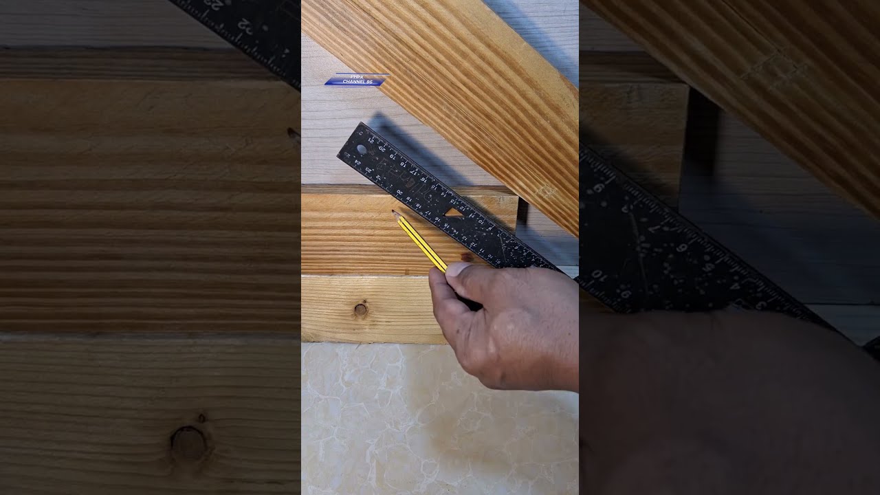 Easy Way To Find A Perfect Angle In The Corner Wooden Work Woodworking Shorts