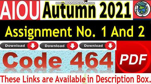 AIOU Code 464 Solved Assignment No.1 & 2 Autumn 2021 || Subject: Islamic Fiqh || Level: Bachelor/BA