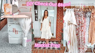 Market Prep ✨ | Small Business Vlog | DIY Checkout Stand | Studio Vlog | Popup | Boutique Owner