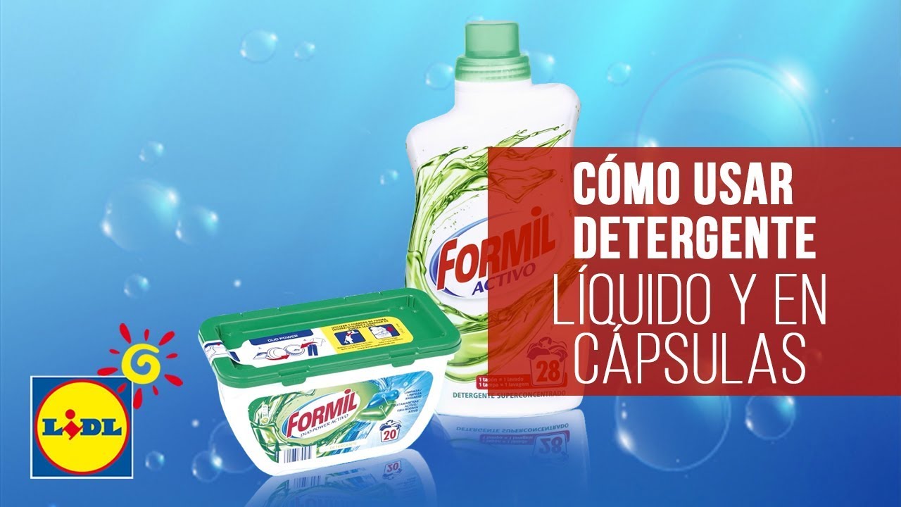 Cápsulas de detergente líquido todo en 1, colores 57