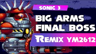 Sonic the Hedgehog 3 Final Boss (BIG ARMS) Remix/Arrangement [YM2612 + SN76489, Deflemask] Resimi