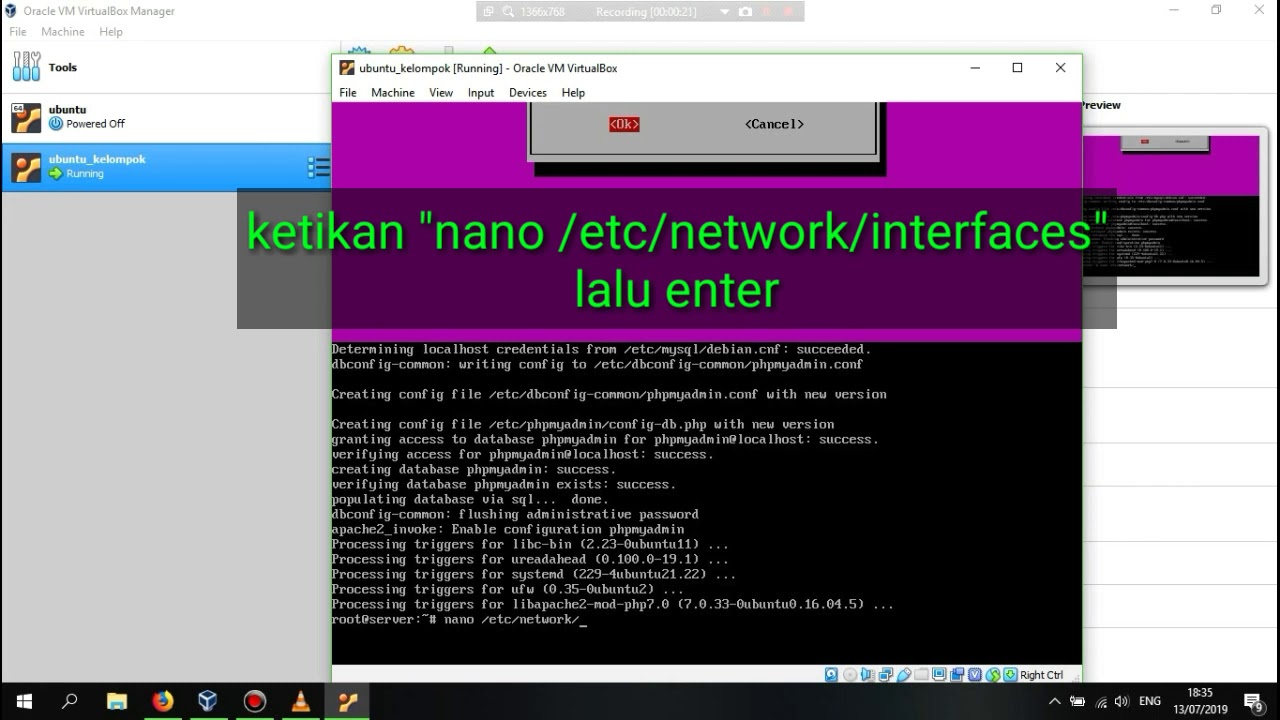 tutorial konfigurasi ssh server dan web server di ubuntu server 16.04 ...