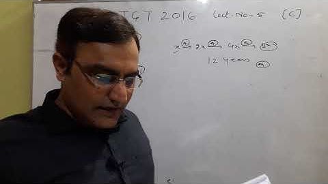 Answer Key and solution of UP TGT 2016/Exam date 08 March 2019