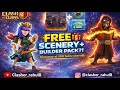 😱 CLASH OF CLANS SECOND GIVEAWAY! FREE Scenery + Builder Pack at 200 Subs?! 🎁🔥#giveaway #coclive