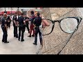 HE BROKE MY GLASSES (POLICE CALLED)