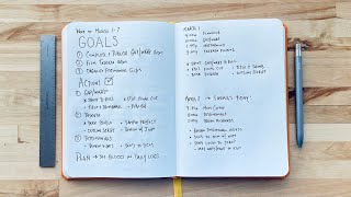 Minimalist Weekly Planning & Reviews in a Bullet Journal