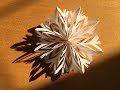 コピー用紙の雪の結晶
