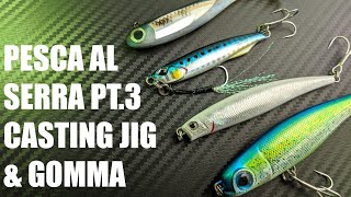 3⃣🌊 Pesca al SERRA: artificiali affondanti. METAL JIG, MINNOW JIG & SHAD e molto altro per il serra