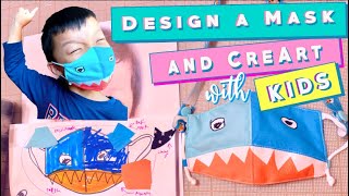 Design a Mask and Creart with Kids. Cutest custom mask :)