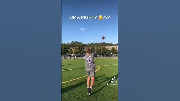 Is this QB a LEFTY or RIGHTY🤔🤔?? #YVQB