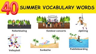 Summer Vacation Vocabulary | Learn English Fast