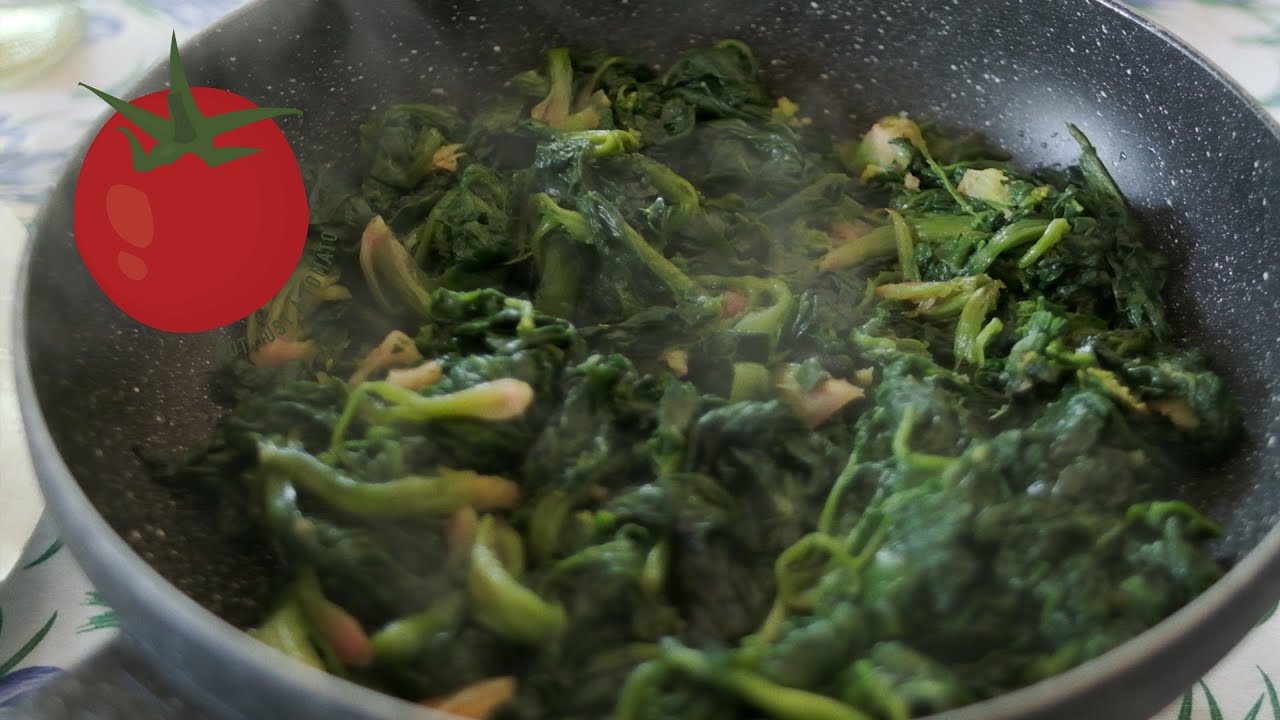 Italian Sautéed Spinach Recipe | Gli Spinaci Della Nonna | Spinach Side Dish