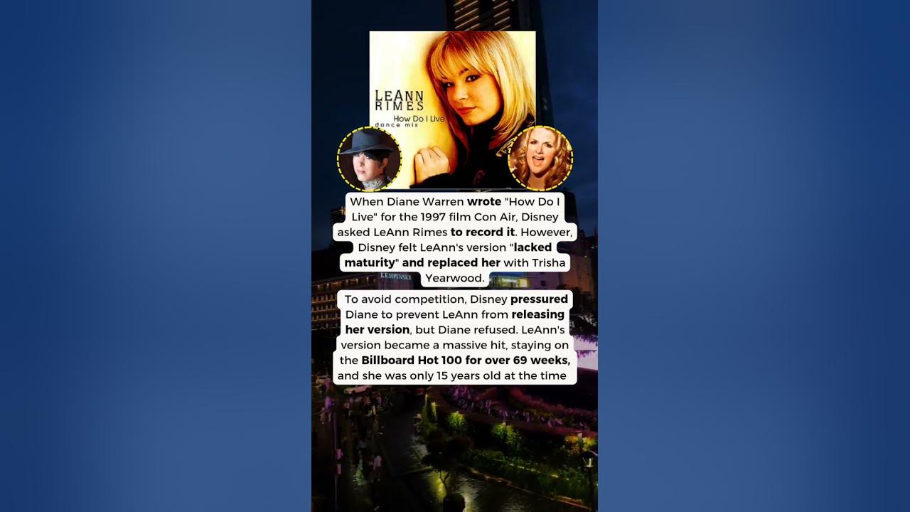 🎤😱 "LeAnn Rimes vs. Trisha Yearwood: Disney’s Con Air song swap led to a historic Grammy face-off