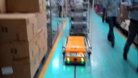 Traction AGV working video