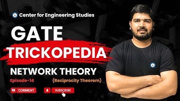 Episode-14 (GATE Trickopedia- Network theory) Reciprocity Theorem #gate2026 #networktheory #eegate