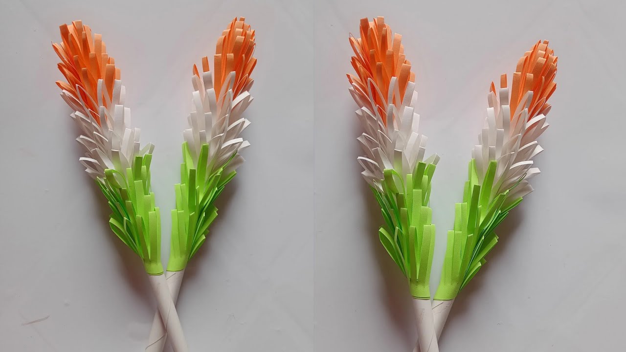 26 January 2026 | Tiranga Paper Flower | the makers Ritu 