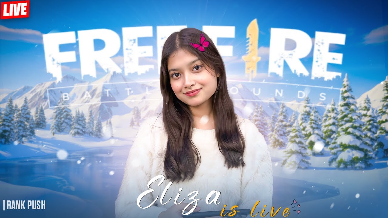 FREE FIRE RANK PUSH WITH ELIZA!! 🚀🔥 | FREE FIRE LIVE