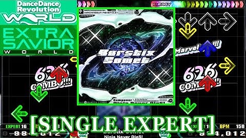 【DDR WORLD】 Burstix Comet / Ninja Never DieS! [SINGLE EXPERT] 譜面確認+Clap