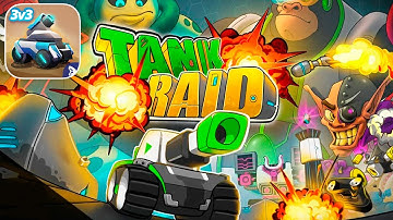 Tank Raid Online - Gameplay Walkthrough Part 1 - Welcome to 3v3 (iOS, Android)