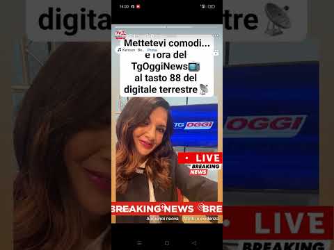 Mettetevi comodi...è l'ora del #TgOggiNews📺 al tasto 88 del #digitaleterrestre📡
