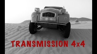 Présentation du kit 4x4 de la 2CV, et renforts pour la piste et les voyages lointains.