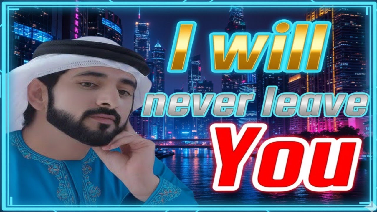 I will never leave you❤| fazzapoem| fazza poems today| sheikh hamdan| love story| fazza| faz3| fazz3