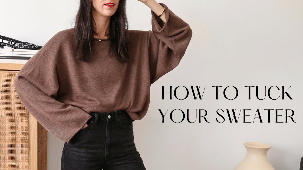 The Sweater-Tucking Hack That Will Give You A Polished Look