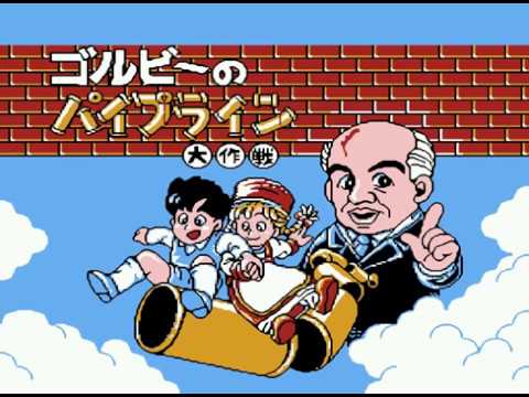 Gorby no Pipeline Daisakusen (Japan) (NES) Longplay