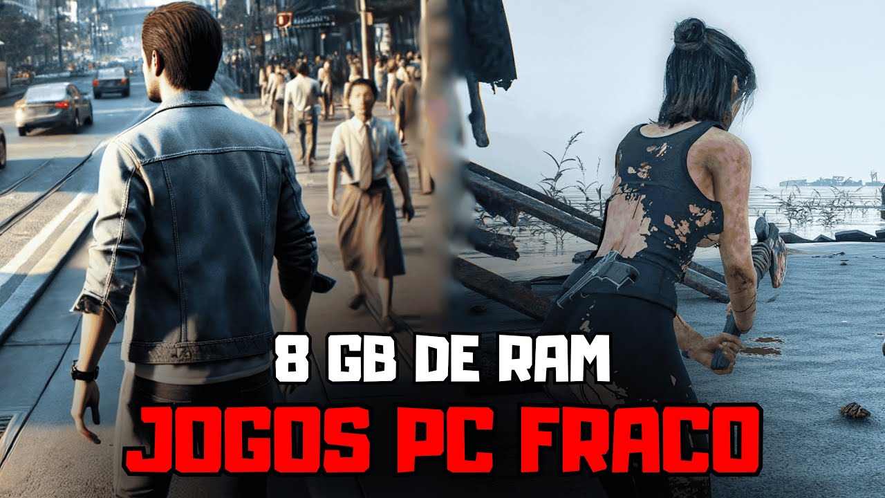 MELHORES 30 JOGOS que RODAM em PC FRACO (i5 / 8GB RAM) 2025