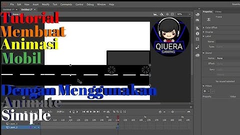 Tutorial Membuat Animasi Mobil Bergerak - Adobe Animate CC