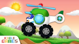 로보카 폴리 정비놀이 | 구조 헬리콥터를 수리해요 | 어린이 자동차 게임 | 키글 게임 KIGLE GAMES screenshot 4