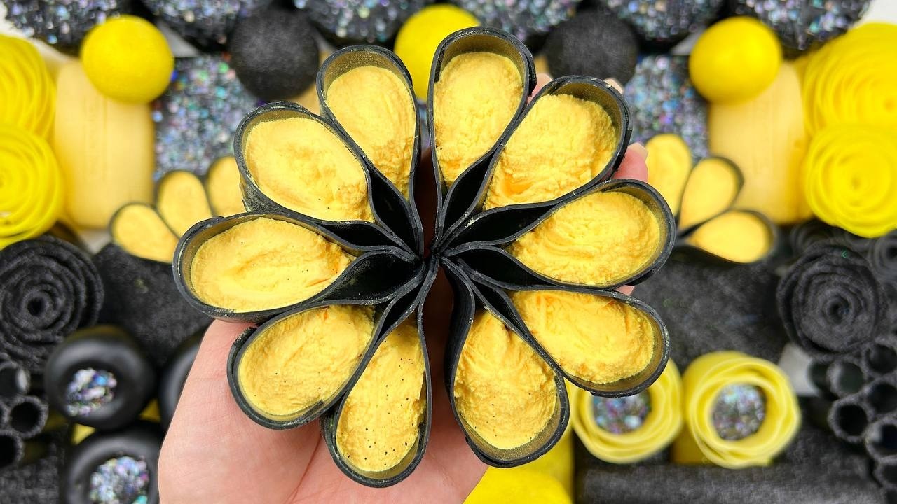 [ASMR] Anxiety Relief: Deep Starch Soap Crushing, Crunchy Glitter Foam & Soft Brain Massage