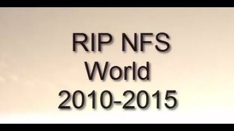 RIP NFS World (2010-2015)