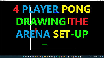 Python Fun With Games Part 2: Setting Up the 4 Player Pong Arena