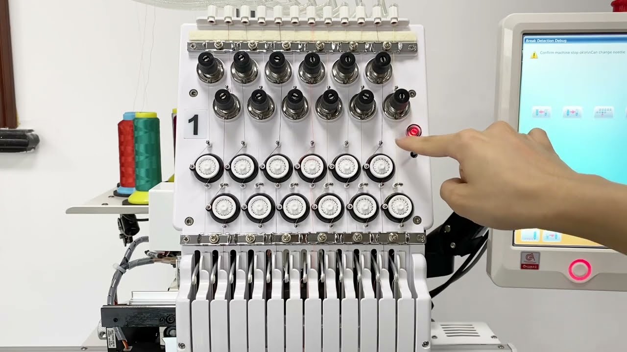 (FW model)After-sales tips 4:How to solve the embroidery machine thread broken?