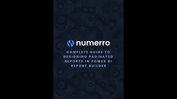 How to Create Professional Paginated Reports