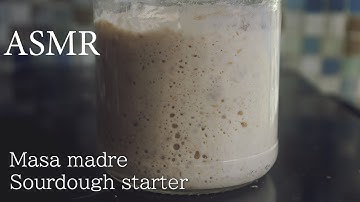 [ASMR] Sourdough starter (with subtitles)
