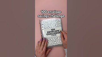 100 envelope savings challenge binder #100envelopechallenge #savingschallenges #cashstuffing #saving