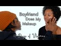 Boyfriend Does My Makeup *SUPER FUNNY* | 12 DAYS OF VLOGMAS - Day 4