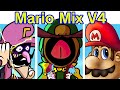 (Fanmade build) Friday Night Funkin&#39; MARIO IS MISSING: VS PS135 | Mario Mix V4 (FNF Mod/Peach/Luigi)