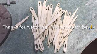🇪🇪Making bone needle for nailbinding| viking handcraft #bonework #nailbinding #viking textile