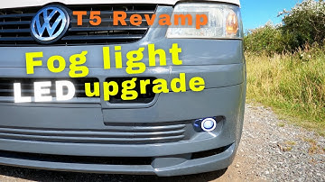 T5 Front Fog Light LED upgrade & fitting - VW T5 Revamp Ep.3