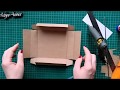 Учимся чертить СТАНДАРТНЫЙ коробок любого размера | подробный МК для новичков по созданию упаковки