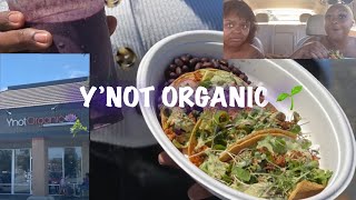 Y’Not Organic FOOD REVIEW | Car Mukbang | hella organic