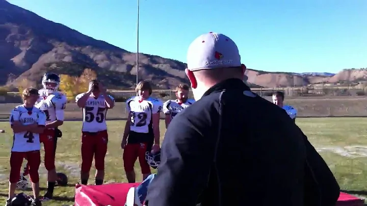 Tyler's Senior Hit on Coach Manzanares