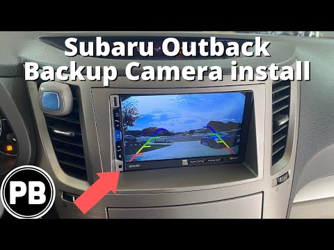 2010 – 2014 Subaru Outback Backup Camera Install